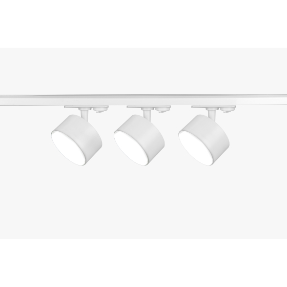 Комплект трековых светильников однофазных ЭРА "TR71-SET3-GX53-WH" 3 шт под лампу с шинопроводом 80 см белый