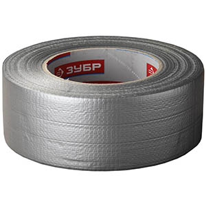 Скотч "Зубр" ТПЛ армированный влагостойкий, полипропиленовая основа, акриловый клей 48мм*45м