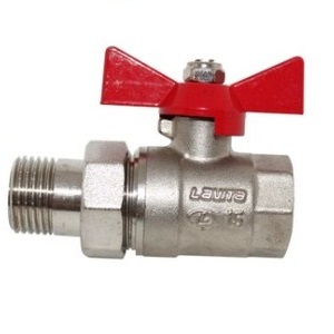 Клапан шаровый с американкой "Бабочка" F*МCB 1в/н "I-Tech"
