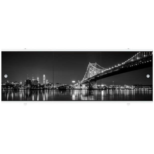 Экран для ванны "Огни города", 1,68м