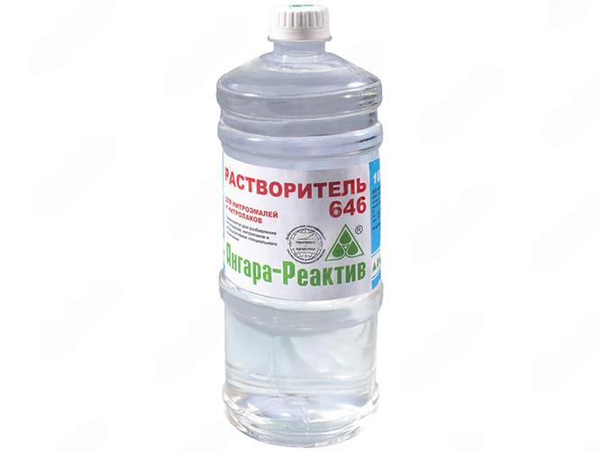 Растворитель №646  1л,  Ангара, ПЭТФ
