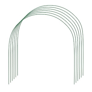 Парниковые дуги GRINDA покрытие ПВХ, 3м 6шт.