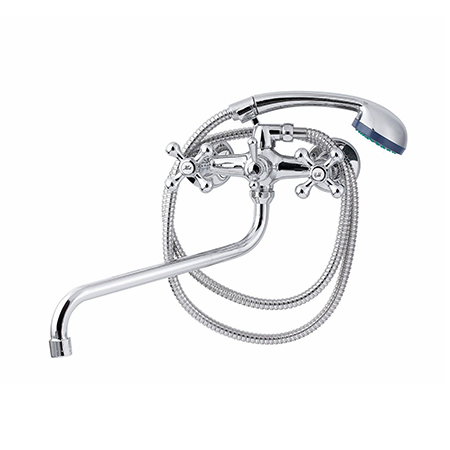 Смеситель "Aquattro Q01-1401" двухручковый для ванны