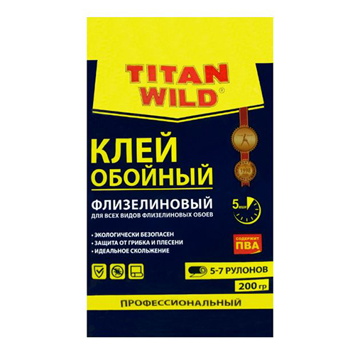 Клей обойный "Titan Wild флизелин", 200г