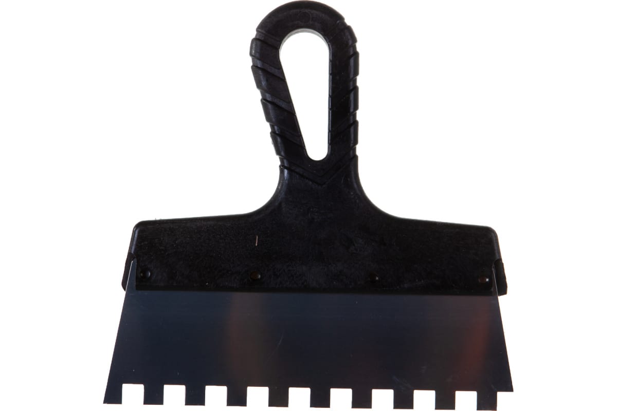 Зубчатый шпатель, 10*10мм, 200мм, Decor, Россия