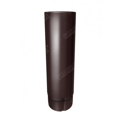 Металлическая труба водосточная "Шоколад" "Optima" d=90мм, 2м