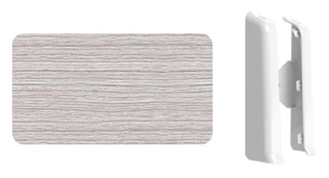 Заглушка левая/правая, "Ясень серый", Идеал-70