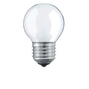 Лампа накаливания Р45 FR 40W 230V E-27 шар матовый PILA
