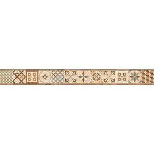 Бордюр керамический настенный &quot;Country Wood&quot; 60*600мм, глянцевый, микс