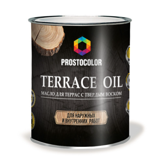 Масло для террас &quot;PROSTOCOLOR&quot;, &quot;Орех&quot;, 0,75л