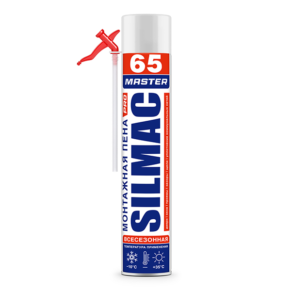 Пена монтажная бытовая всесезонная "SILMAC Master 65"