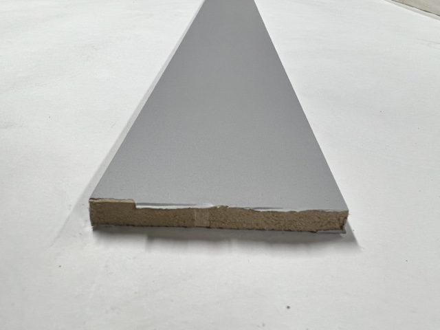 Наличник дверной плоский, 70*2150*8мм, ламинатин, "Серый"Дубрава-Сибирь