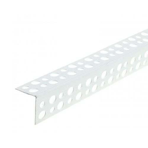 Угол евро ПВХ KU, 4*25мм, L=3м,штукатурный