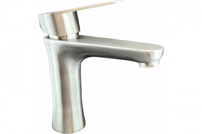 Смеситель "Oute T40511" одноручковый для умывальника, нержавейка