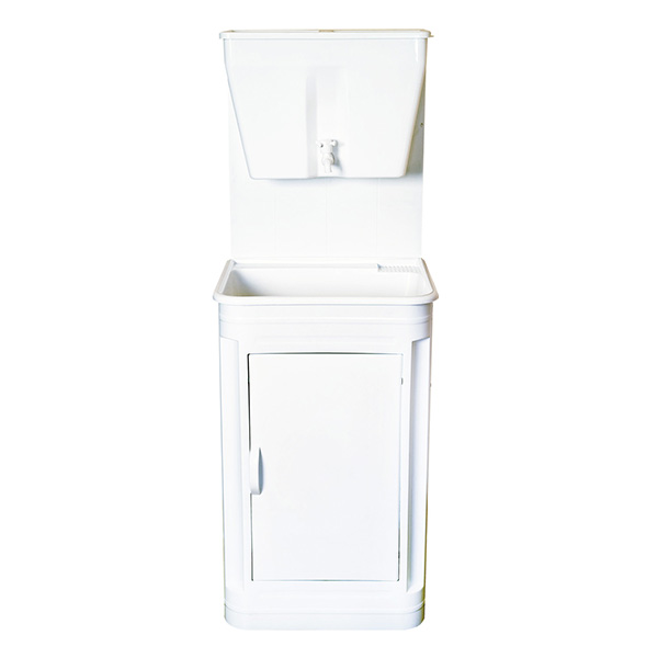 Дачный умывальник "ЭлБэт" белый, мойка пластик.,бак пластик., 17 литров, без тэна