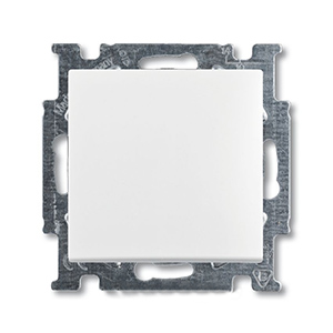 Переключатель 1-кл, "Basic 55 ABB", скрытой проводки, белый