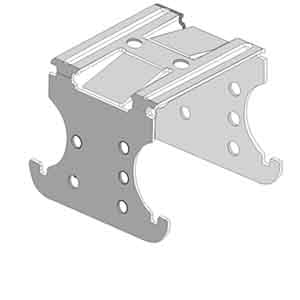 Соединитель двухуровневый для профиля ПП60*27, 0,7мм