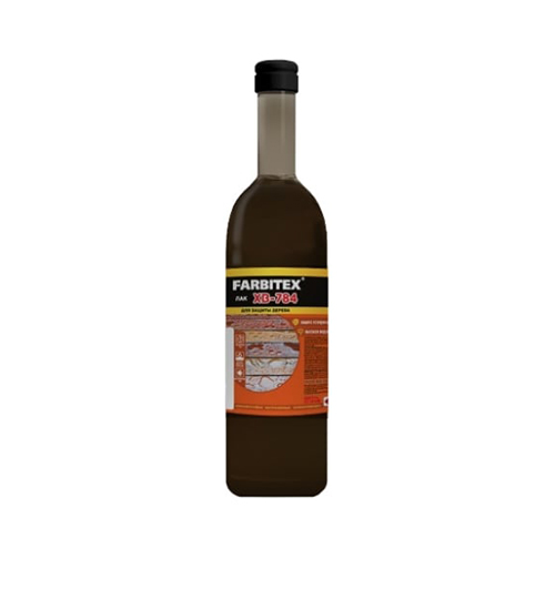 Лак &quot;FARBITEX&quot; ХВ-784 &quot;Бук&quot;, 0,5л, стекло