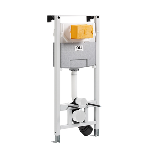 Система инсталляции "Oli" для подвесного унитаза "120 Eco Sanitarblock" пневматическая   500*1150*140мм