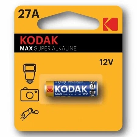 Батарейка щелочная 27А 1шт "Kodak" Max