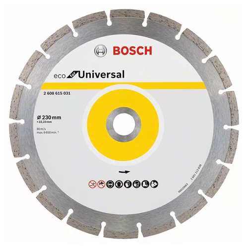 Диск &quot;Bosch&quot; отрезной алмазный 230*22,2мм &quot;Eco Universal&quot; сухая резка