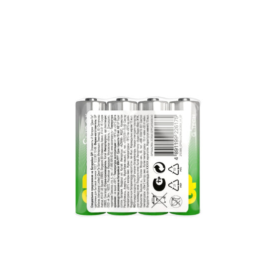 Эл. питания GP Alkaline Super G-Tech LR6 SH4 15AA21RA-2CRS4 (1/24/96)