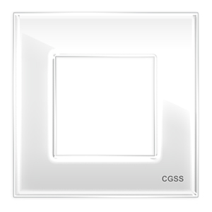 Рамка 1-ая, &quot;CGSS&quot;, белая