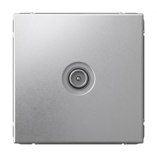 Розетка ТВ оконечная 1DB, механизм (без рамки), ARTGALLERY алюминий