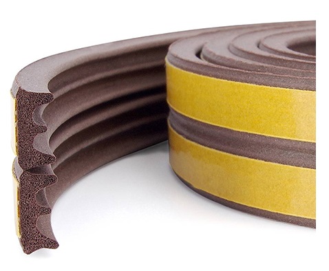 Уплотнитель E-профиль коричневый, 15м*9мм*4мм