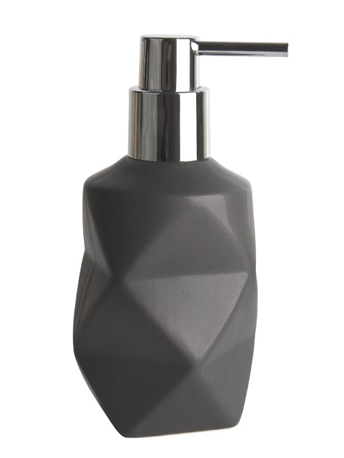 Дозатор жидкого мыла &quot;Tetra B4505-1&quot;, графит, керамика