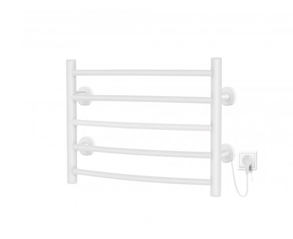 Электрический полотенцесушитель "I-Tech Tango" лесенка, 65Вт, размер: 530*400мм белый глянц., прав.