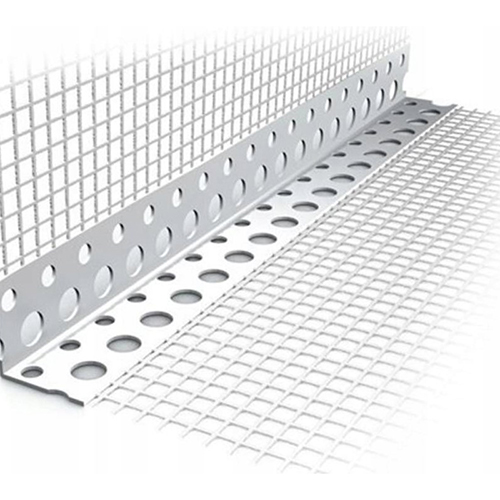 Угол ПВХ "Howard" перфорированный 23*23, L=2,5 м, с сеткой 100*158мм