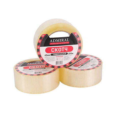 Скотч прозрачный, 48мм*100м 40мкр