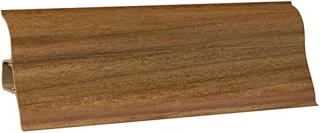 Плинтус "Орех-50", кабель-канал, мягкий край, 50*2500мм