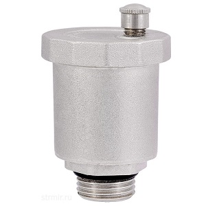 Воздухоотводчик автоматический Ду15 Ру10 никелированный