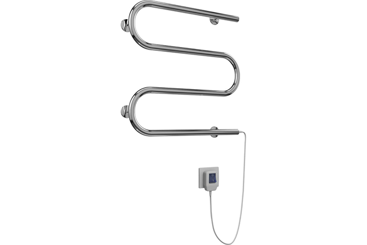 Электрический полотенцесушитель Royal Thermo  25 М-образный, 50Вт, полиров. сталь, размер: 400*500мм