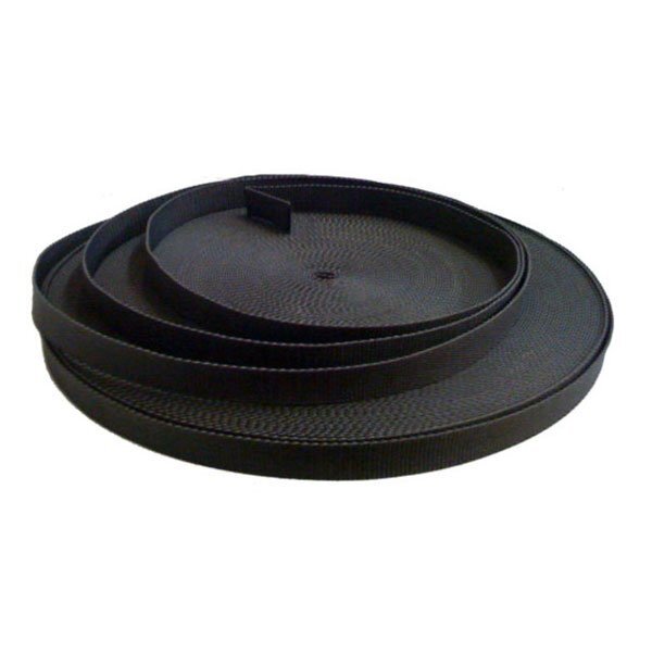 Монтажная лента текстильная 50м, цвет: черный