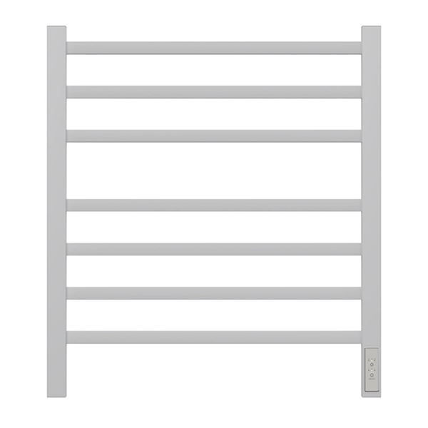 Электрический полотенцесушитель "Point Вега" П7 размер: 500*600мм, белый, диммер справа