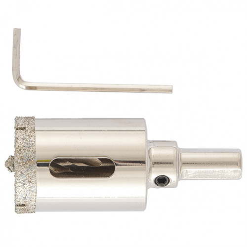 Коронка алмазная по керамограниту &quot;Matrix&quot; 30-67мм, 3-гранный хвостовик