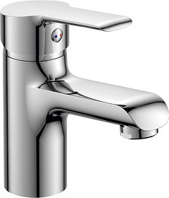 Смеситель для умывальника "RUSH VictoriaVI7135-11", однорычажный, хром, с подводкой