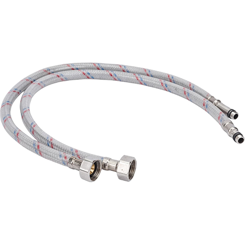 Подводка гибкая для смесителя в ПВХ оболочке, 0,6м, пара