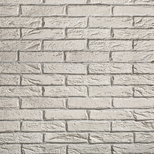 Искусственный камень Старый кирпич, белый