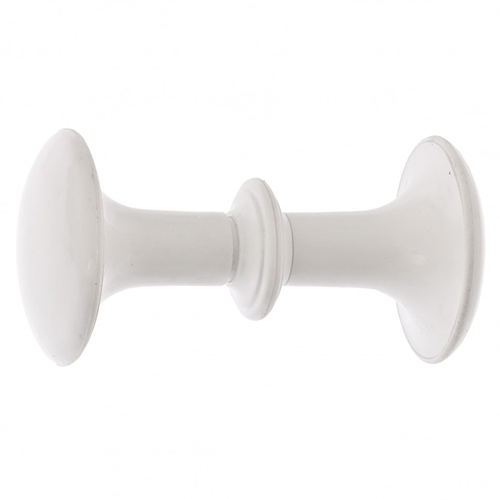 Ручка-кнопка РК1 пласт., белая