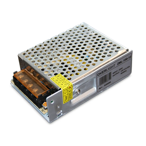 Драйвер "ZML-100-12" для светодиодн. ленты 100Вт, 12В, 8,33A, IP20 110x78x42мм
