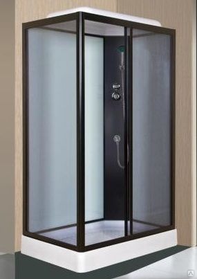 Душевая кабина "Golden Frog KF006AR", правая, тонированные стекла, поддон акриловый, низкий, 1200*800*2150мм
