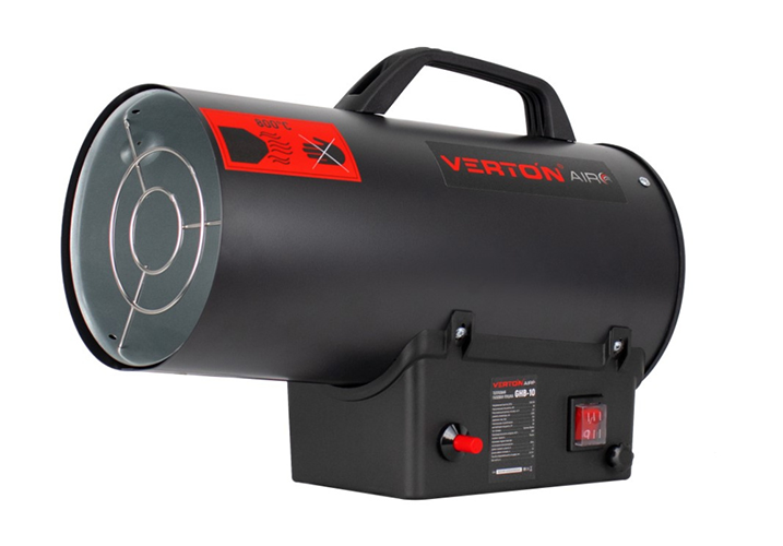 Пушка тепловая газовая GHB-10, 10кВт, производ. 320м3/ч, расход топ. 0,7кг/ч, прямой нагрев, &quot;Verton Air&quot;