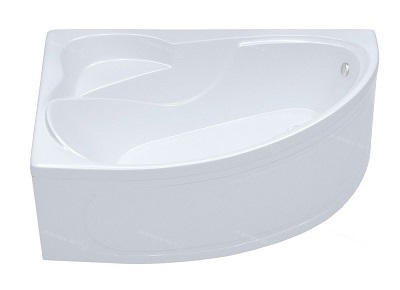 Ванна акриловая "Кайли", 1500*1010*630мм, правая, экран, сифон