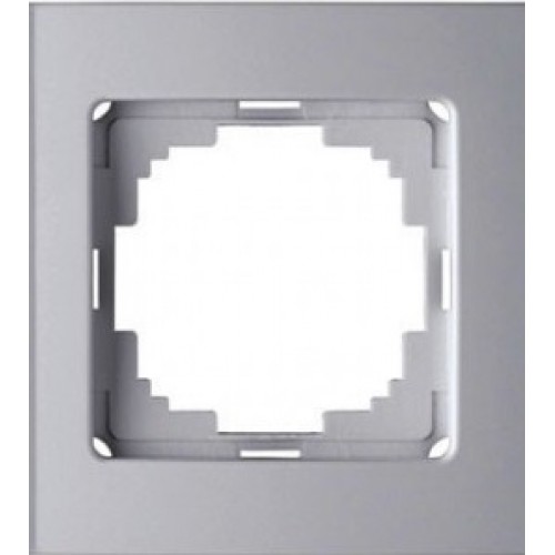 Рамка "NILSON Touran" одинарная, Серебро