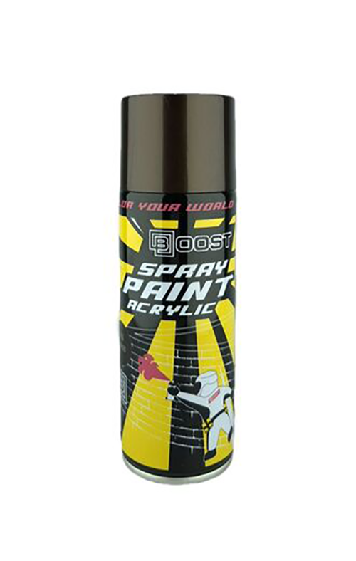 Aэрозольная краска-спрей бронза "BOOST", 520мл/243гр