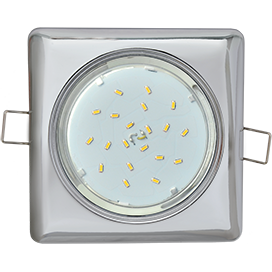 Светильник потолочный GX53 H4 Square Ecola светильник квадрат без рефл. Хром107x41 (к+)[FC53S4ECB]